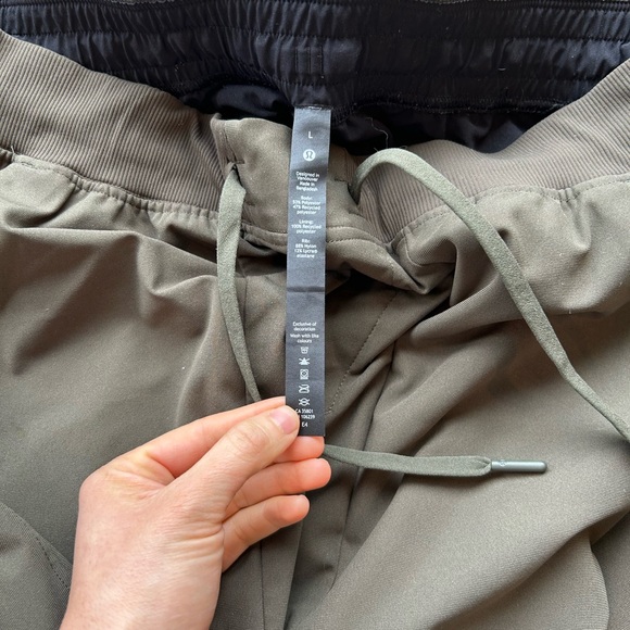 Lululemon Green Jogger Pants Dark Olive - Picture 2 of 5